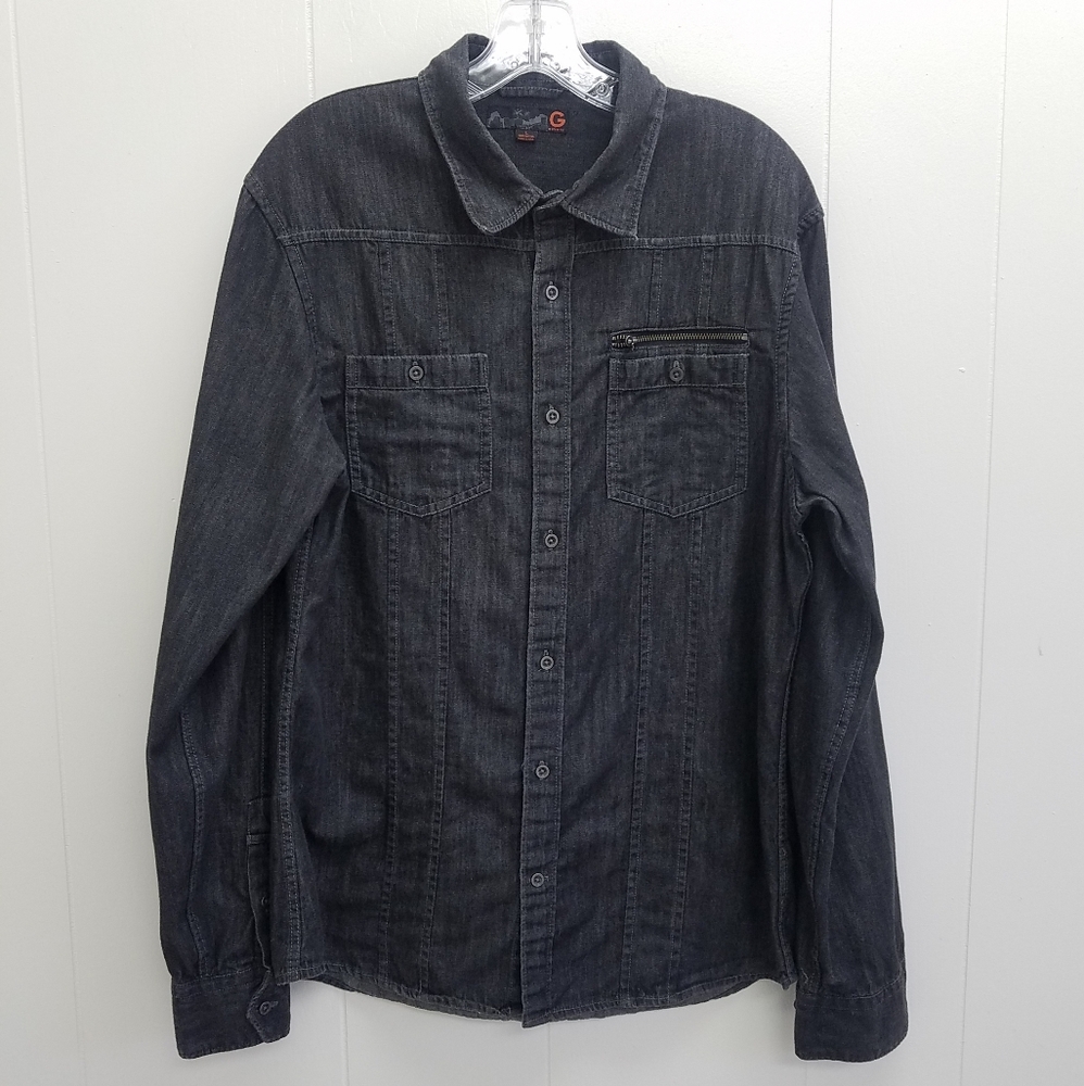 G By Guess Long Sleeve Button Up Shirt